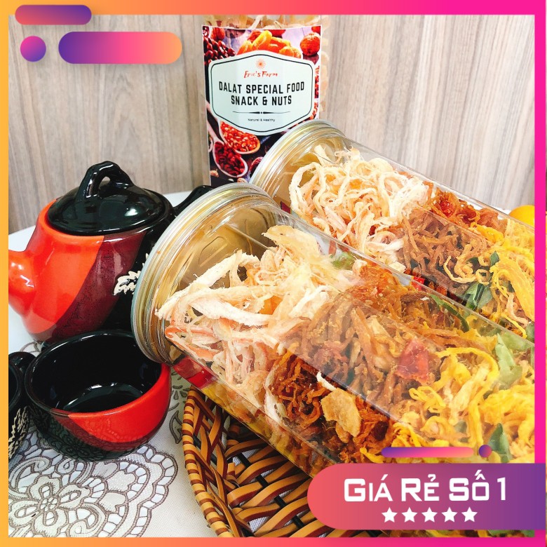 KHÔ MIX 3 VỊ: HEO - MỰC - GÀ 300G [FREESHIP] | BigBuy360 - bigbuy360.vn