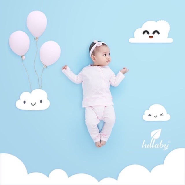  Áo dài tay bé trai/gái cài lệch Lullaby (Hàng Sale)