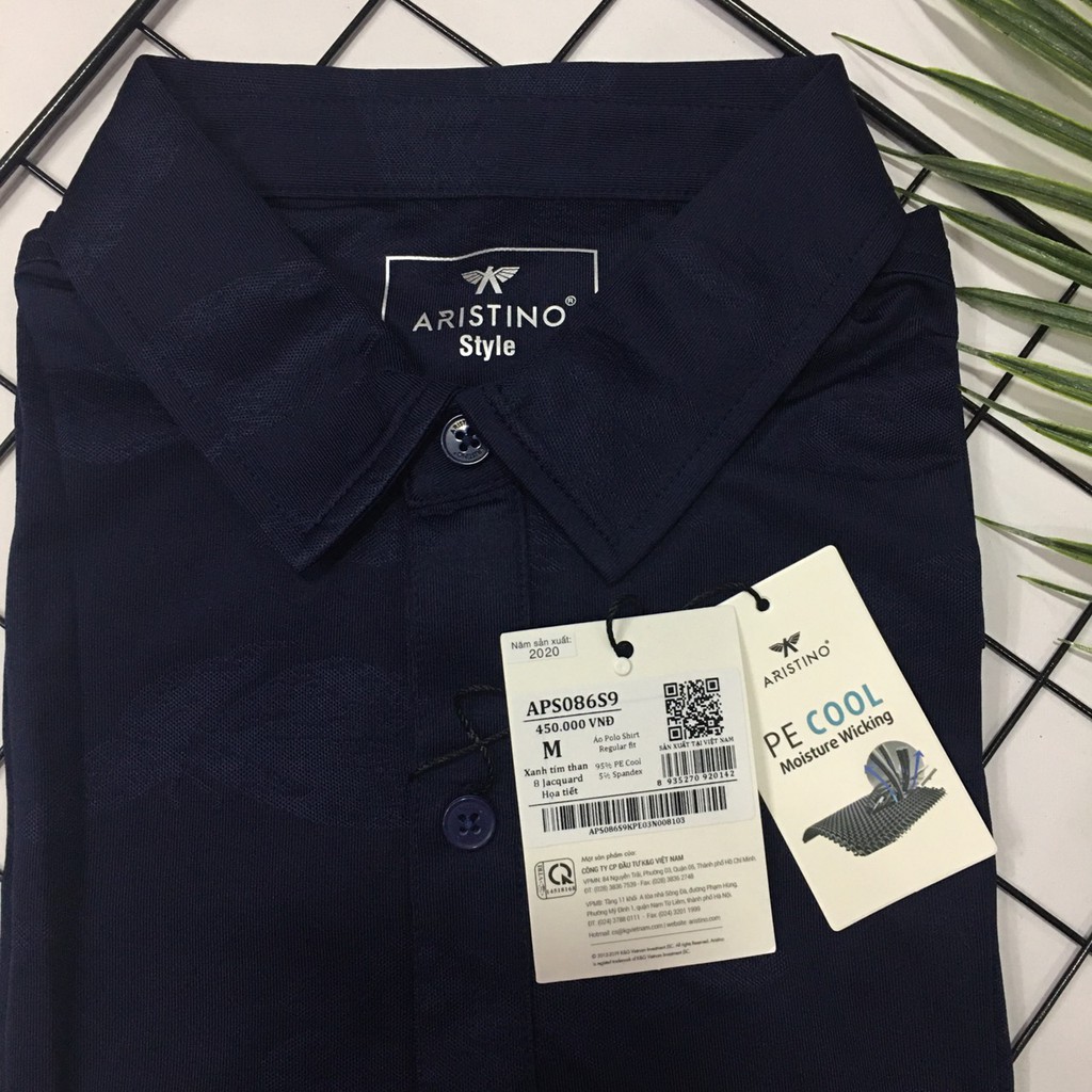 Áo polo nam ARISTINO thấm hút mồ hôi -APS086S9-Aps029s8- 2 màu