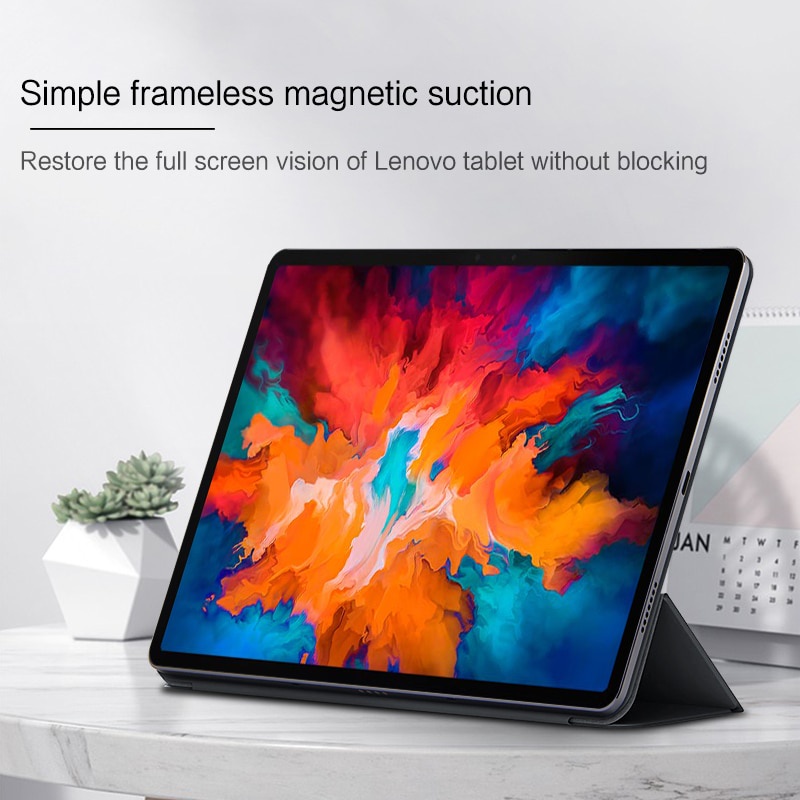 Bao da máy tính bảng nắp gập từ tính siêu mỏng cho Lenovo Xiaoxin Pad Pro 11.5" TB-J716F Tab P11 pro 11.5” TB-J706F/N/L