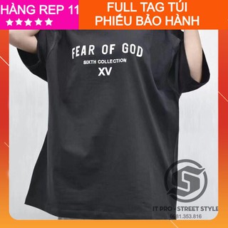 ⚡️[Freeship - Full Tag Túi]⚡️Áo Fear Of God XV ngắn tay Full Tag Túi, áo thun unisex thuộc street style