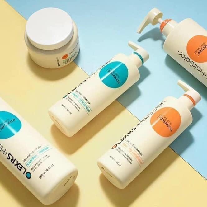 Cặp Gội Xả Olexrs Argan Oil Collagen Hair Salon