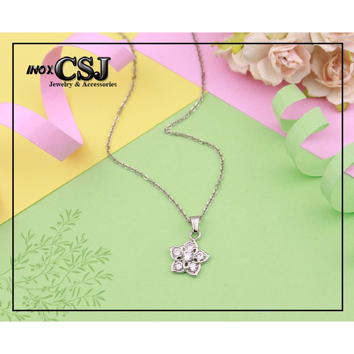 Dây chuyền nữ mặt hoa anh đào nhỏ xinh
