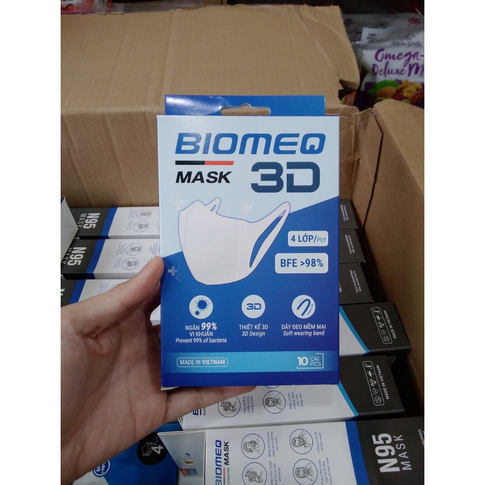 Khẩu trang y tế BIOMEQ hộp 10 cái