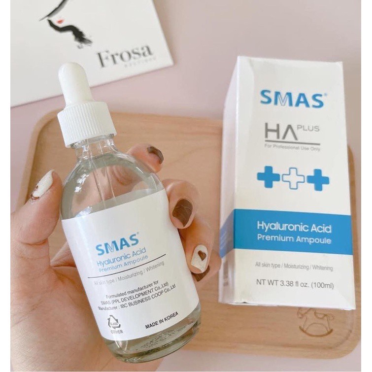 [SMAS] Serum HA Plus siêu cấp ẩm &amp; Pro Vitamin B5 phục hồi da
