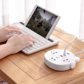 Ổ cắm đa năng 3 đầu usb (sẵn)