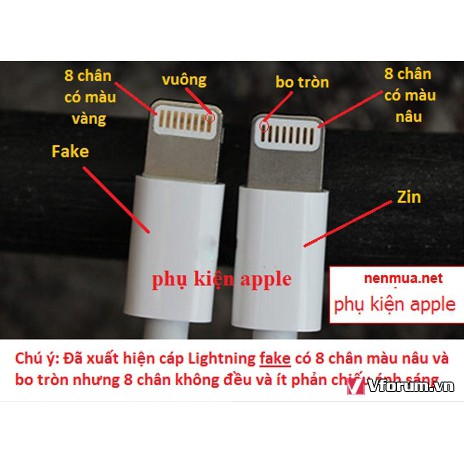 [BÓC MÁY] Dây Sạc Iphone Chính Hãng Không Nóng Máy Dành Cho Dòng Ip 5/6/6s/7/8/X/Xsmax