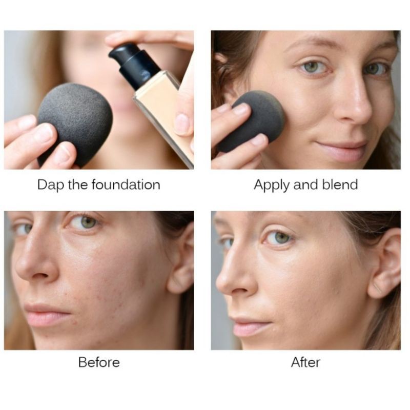 Mút trang điểm cỡ lớn, mẫu ngẫu nhiên