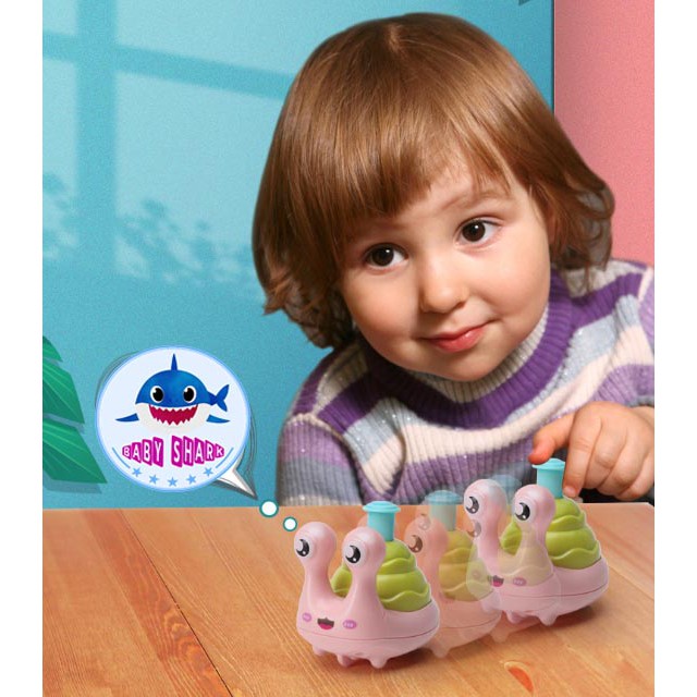 Đồ chơi chim cú mèo, ốc sên nhiều màu sắc chạy đà đáng yêu cho bé