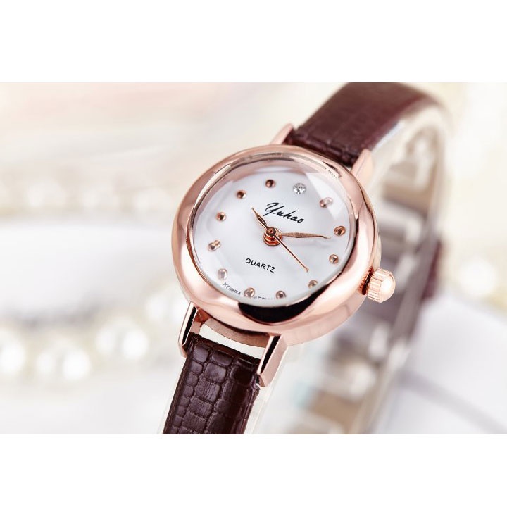 Đồng hồ nữ dây da thời trang Yuhao SP710 (Nhiều màu lựa chọn)