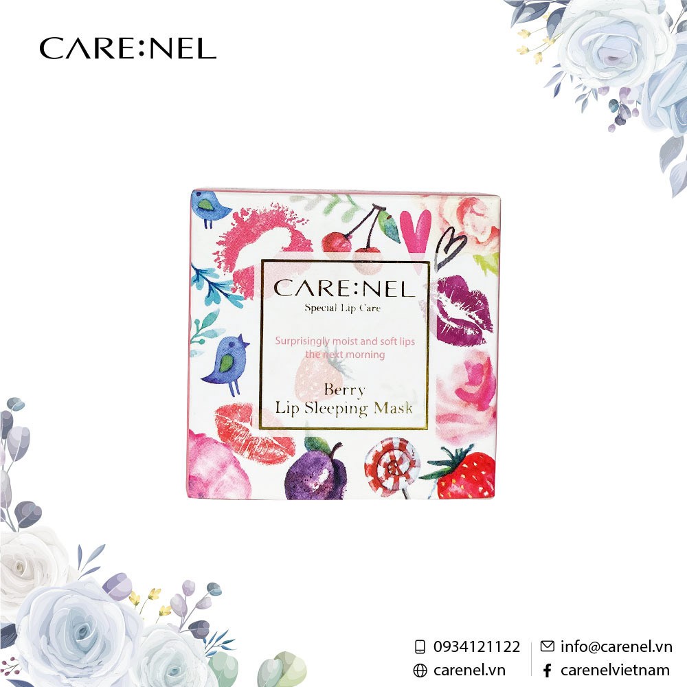 Mặt Nạ Ngủ Môi Care:Nel hương dâu Berry Lip Night Mask 5g và 23g | BigBuy360 - bigbuy360.vn