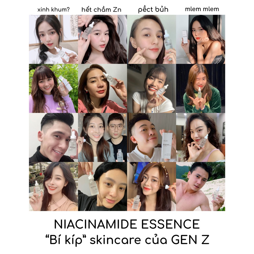 Tinh chất dưỡng sáng mờ thâm ngừa lão hóa tàn nhang Niacinamide Essence | ZEE ZEE skincare 30ml