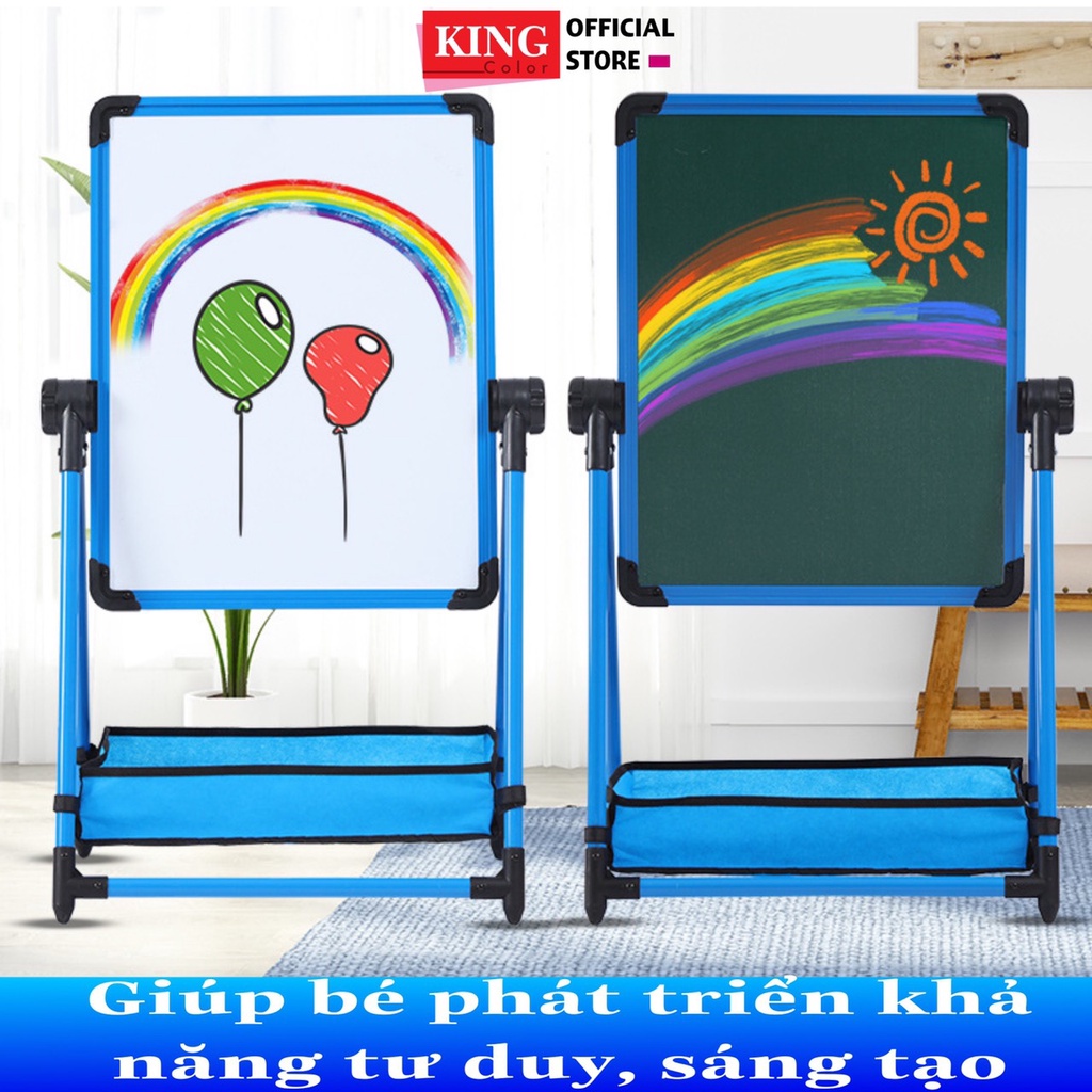 Bảng vẽ hai mặt đa năng giúp bé thông minh hơn trong giáo dục có từ tính, xóa dễ dàng, không bám bụi