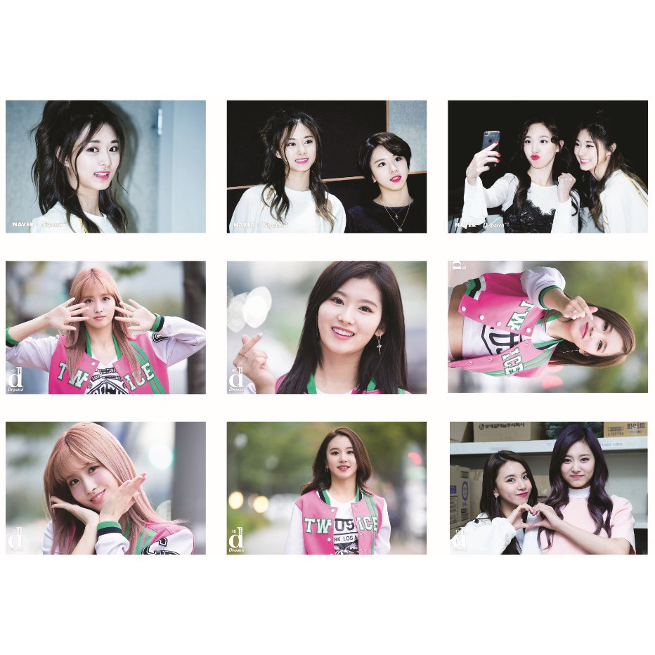 Lomo card ảnh nhóm TWICE ONE 2nd - Naver x Dispatch full 45 ảnh