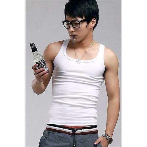 Áo thun body nam 3 lổ nam vãi cotton xịn sò size M đến 3XL