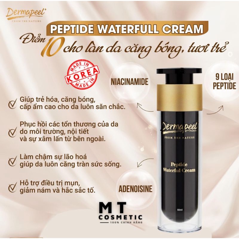 Kem dưỡng Dermapeel Peptide – Làm Dịu sau Lăn Kim - Phi Kim - Peel Da - Chống lão hóa da Hàn Quốc 50ml