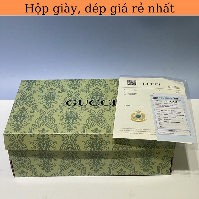 Hộp Giày Gucci Chât Lượng Cao Kèm Bill, Giấy Gói