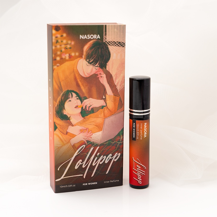 Nước hoa vùng kín nữ NASORA The Lolipop thơm lâu, mùi hương ngọt ngào quyến rũ chai 10ml