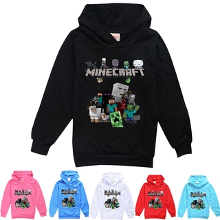 Áo Hoodie In Hình Hoạt Hình Minecraft Thời Trang Cho Bé