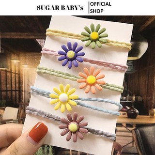 Chun Buộc Tóc SUGAR BABY's Dây Thun Buộc Tóc Hàn Quốc Hoa Cúc Họa Mi