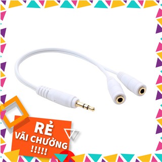 DÂY Jack Chia Cổng Tai Nghe 3.5mm Từ 1 Ra 2 - Jack Chia 3.5mm Từ 1 Ra 2