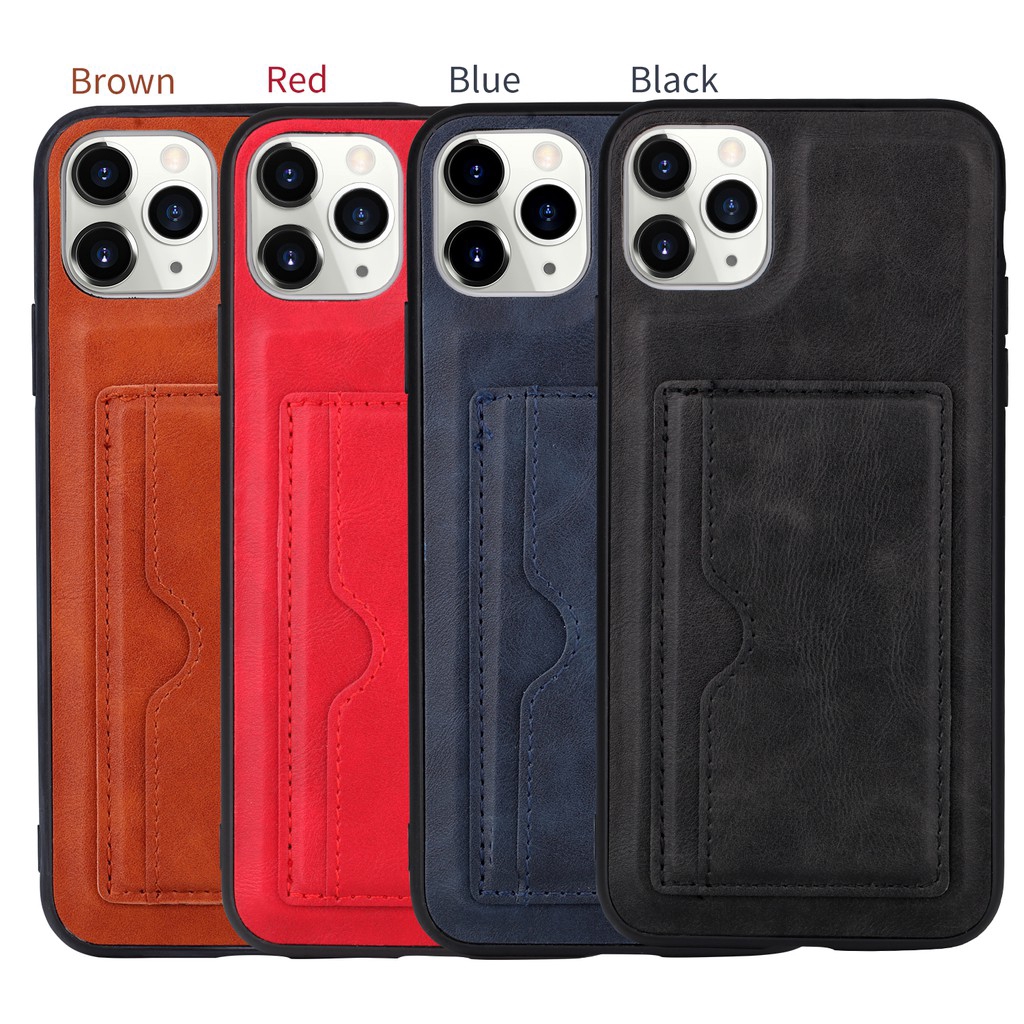 Bao đựng thẻ sang trọng cho ốp lưng iPhone 6 7 8 Plus Ví da Bao da cho iphone X XR XS Max 11 12 Pro Max Bao da ốp lưng
