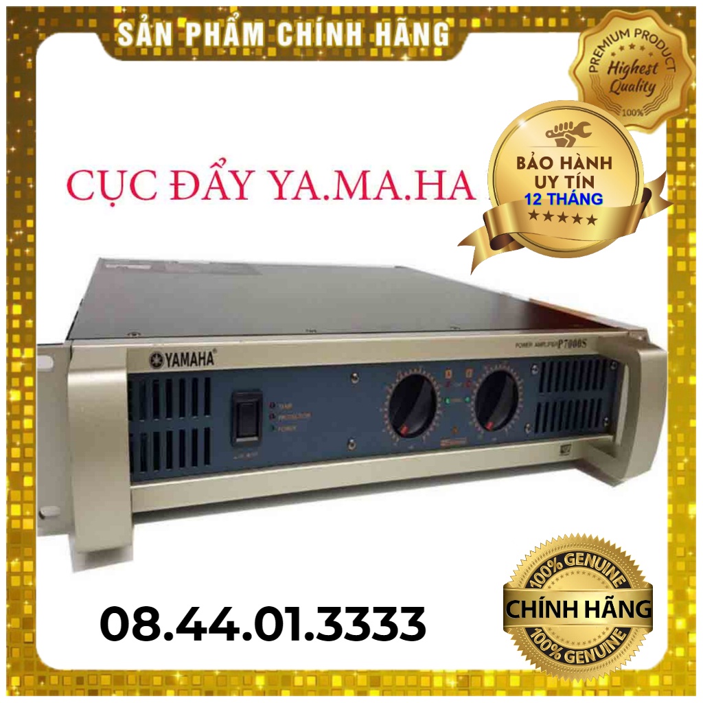 Cục đẩy công suất Yamaha P7000S cao cấp, chuyên dùng cho dàn âm thanh sân khấu, phòng karaoke