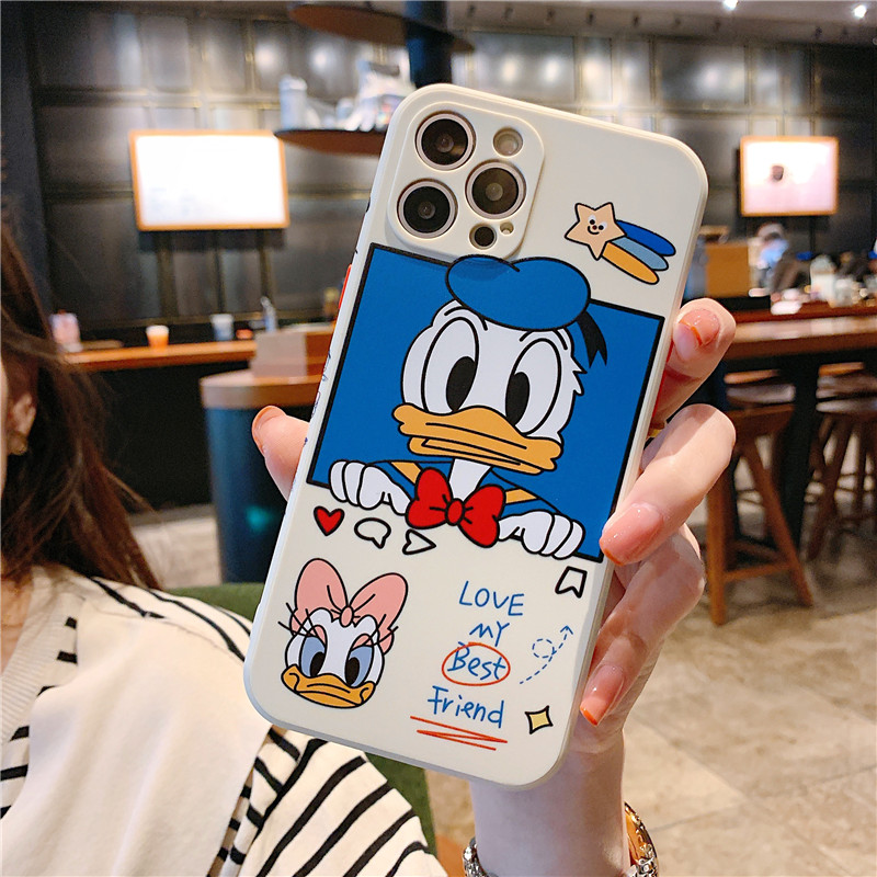 Ốp Lưng Silicone Họa Tiết Chuột Mickey Thời Trang Cho Iphone 12 11 12pro 11pro Max 12mini 7plus 8plus Xr X Xs Max I6 I7 I8