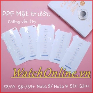 Dán ppf tự phục hồi trầy xước cho samsung note 8 / note 9 / s8 /s9 / s9+ / s10