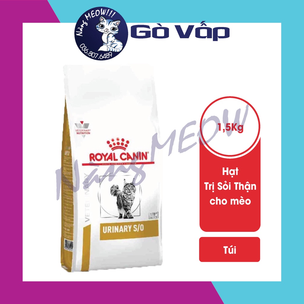 Thức ăn cho mèo bị bệnh sỏi thận Urinary Royal Canin túi 1.5Kg