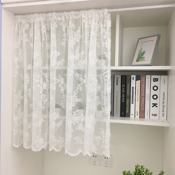 Ren đặc biệt Mục vụ Mỹ Rèm cà phê miễn phí đục lỗ Rèm ngắn Cửa sổ nhỏ Cửa sổ Bay Cửa sổ nửa rèm Tủ khối Rèm