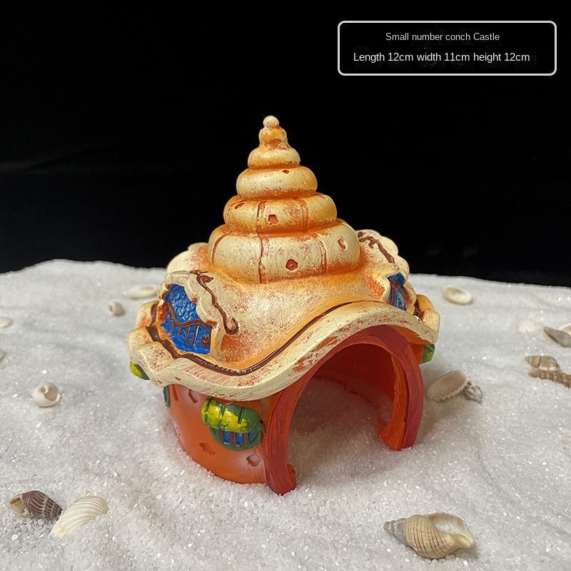 Dứa Ngôi Nhà Ốc Sên Bằng Nhựa resin Trang Trí Bể Cá Cảnh Phong Cảnh Cá Và Tôm