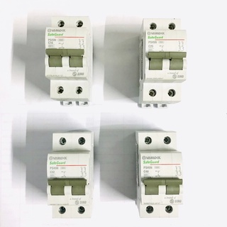 Cb đôi 2 pha, cầu dao tự động 2 cực sino vanlock 16a, 25a, 32a, 40a, aptomat 2 pha, mcb 2 pha