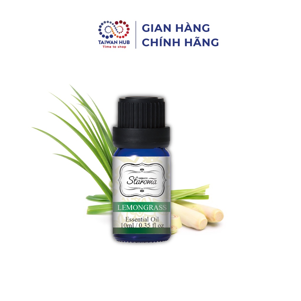 Tinh Dầu Thiên Nhiên Sả Chanh 10ml Staroma Đài Loan Chính Hãng Nhập Khẩu - Taiwan Hub