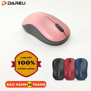 Chuột không dây Dareu LM106G Black/ Red /Blue / Pink - Bảo hành 24 tháng