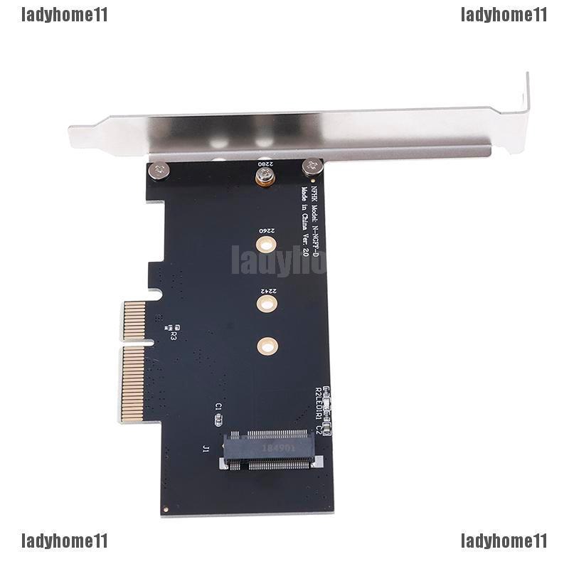 Mạch Chuyển Đổi NVMe AHCI PCIE x4 M 2 NGFF SSD Sang PCIE 3 0 x4 Chuyên Dụng