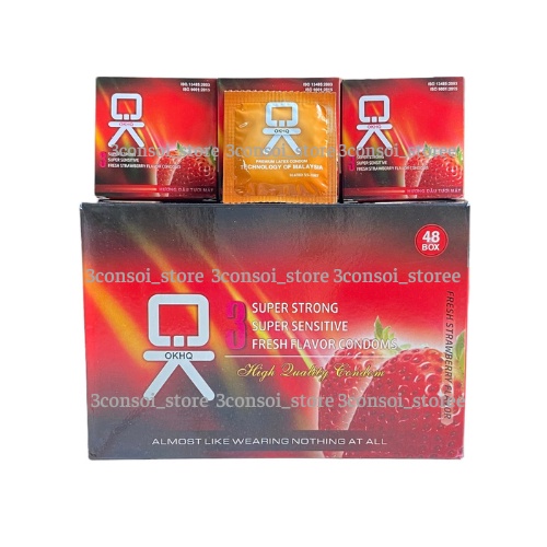 Bao cao su OK, bao cao su siêu mỏng, kéo dài thời gian quan hệ, lẻ 01 bcs