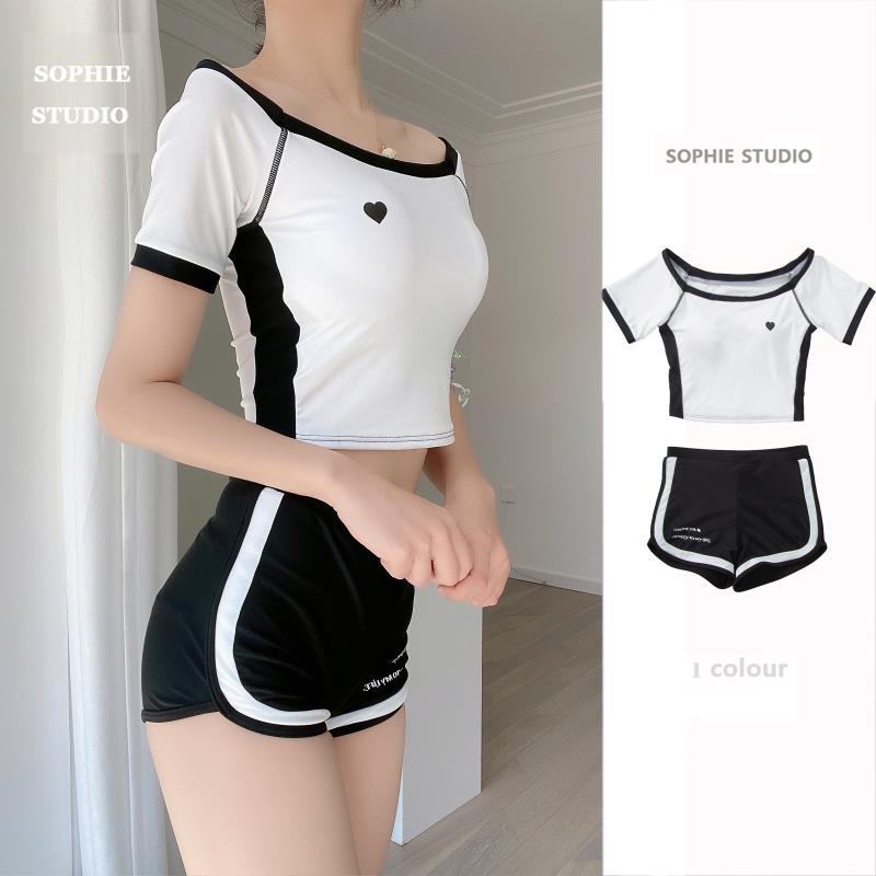 Bộ Đồ Bơi Thể Thao Mỏng Thiết Kế Cỡ Nhỏ Thời Trang Trẻ Trung Cho Nữ