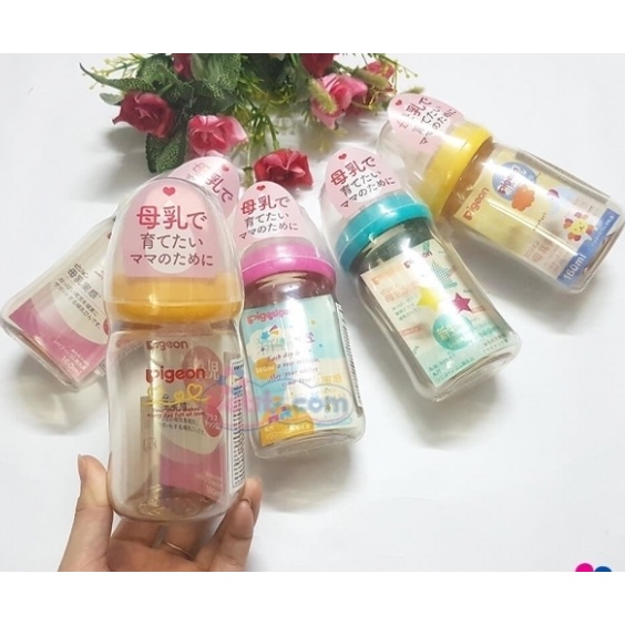 Bình Sữa Pigeon Nội Địa Nhật 160ml/240ml 👨‍👩‍👧 FREE SHIP 👨‍👩‍👧 - Bình Sữa Thần Thánh