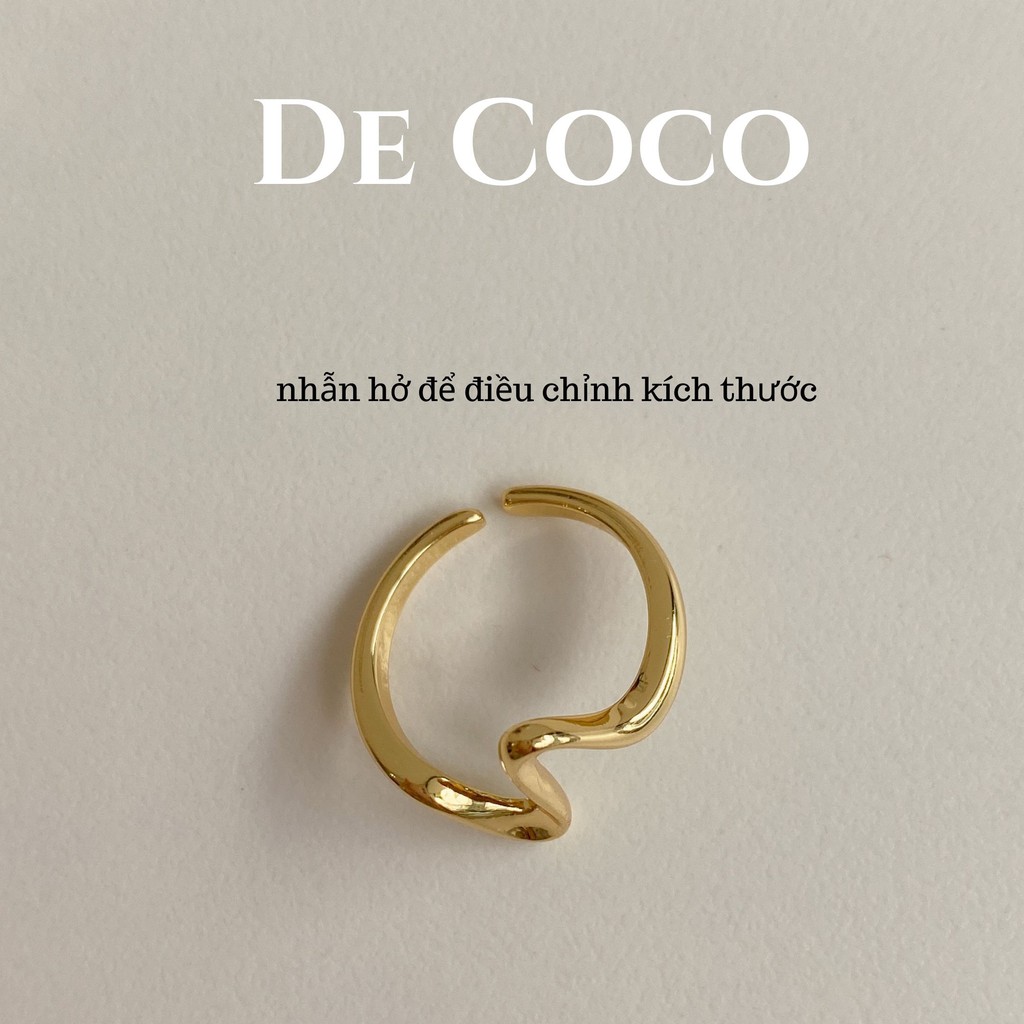 Nhẫn bạc nữ Heartbeat decoco.accessories