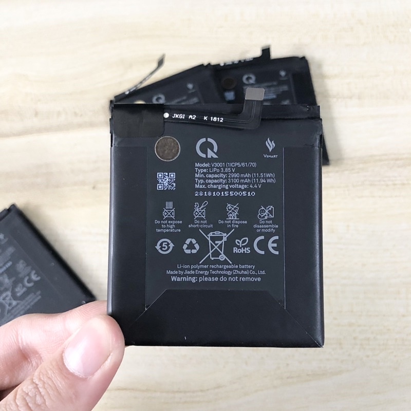 Pin Vsmat Active 1 (V3001 ) Zin Hàng Cao Cấp.