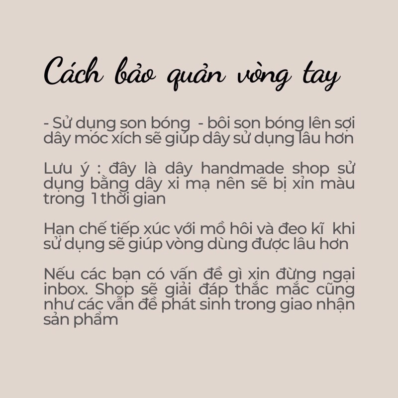 Vòng tay handmade trái tim màu pastel  💕