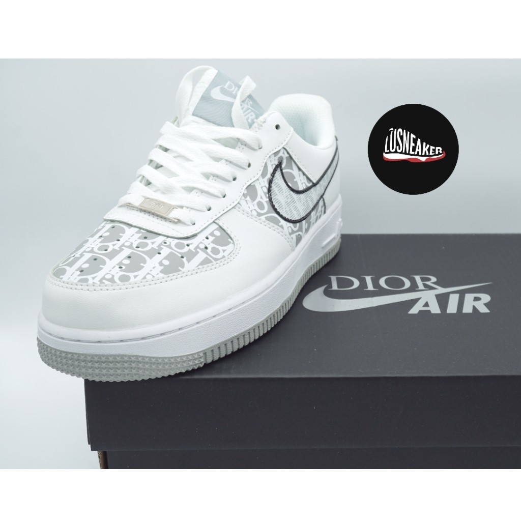 Giày Af1 Dior Trắng 🏆HOT TREND🏆 Sneaker Nam Nữ Đủ Size : 39-43/Giày AIR DlOR cổ thấp | BigBuy360 - bigbuy360.vn