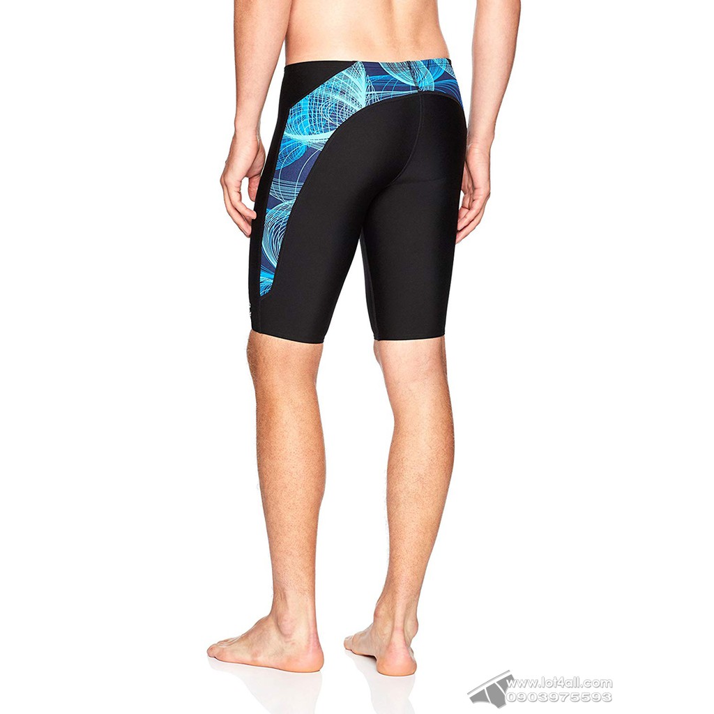 [AUT.] Quần bơi nam Speedo Cyclone Strong Endurance+ Jammer Black/Blue | BigBuy360 - bigbuy360.vn