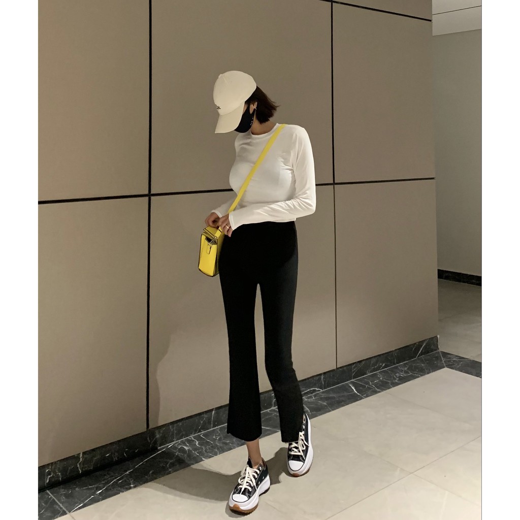 LEGGING- Quần legging ống loe freesize (Laciel official) | BigBuy360 - bigbuy360.vn