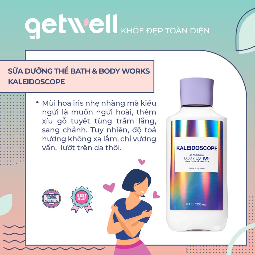 KALEIDOSCOPE | Sữa dưỡng thể Bath &amp; Body Works Body Lotion 236ml