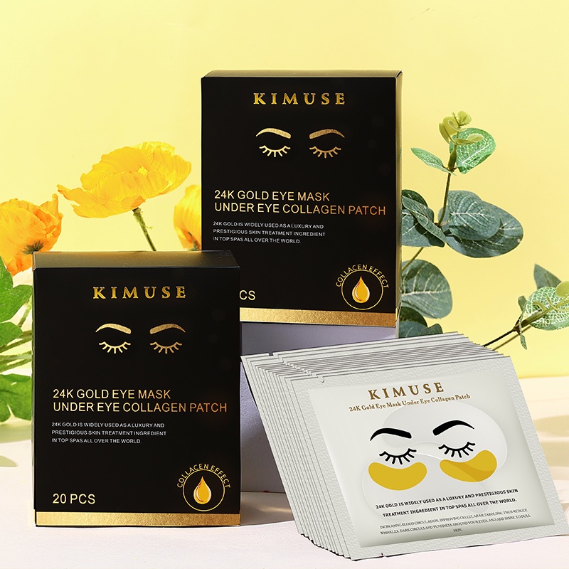 [Hàng mới về] Bộ 20 mặt nạ mắt phía dưới KIMUSE collagen giúp cải thiện quầng thâm mắt