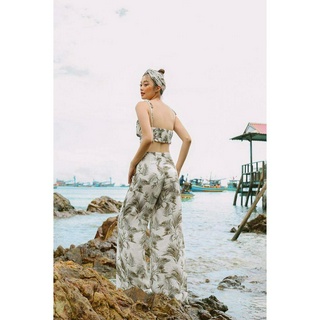 Quần culottes trơn dài MIEU - HM12