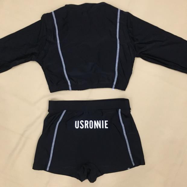 CÓ SẴN bikini usronnie croptop viền chỉ trắng thể thao năng động | BigBuy360 - bigbuy360.vn