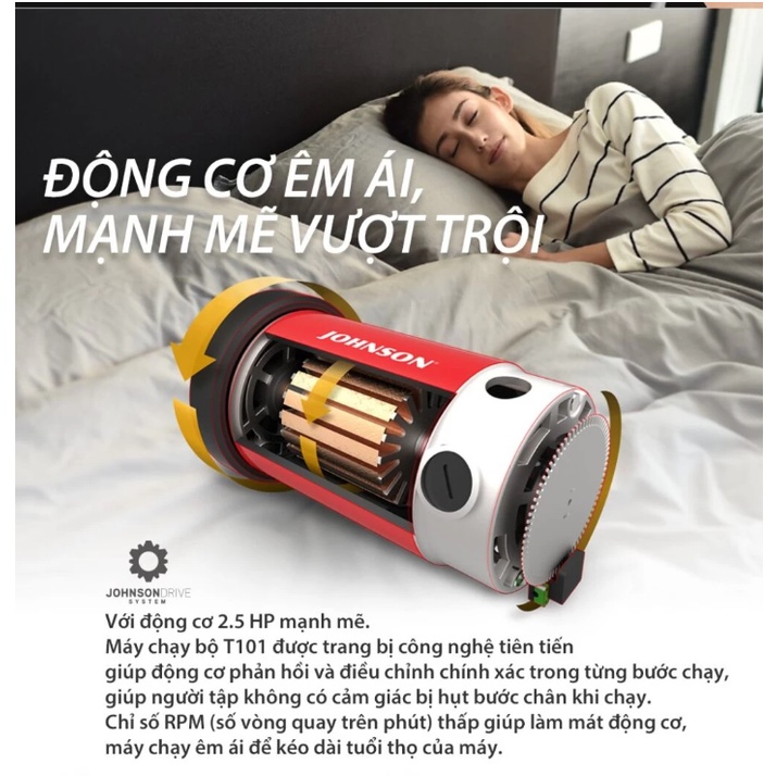 Máy Chạy Bộ Điện Mỹ Horizon T101